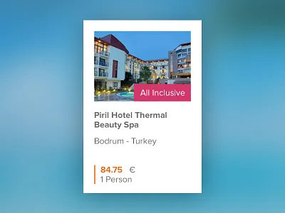 Hotelbox design flat hotel travel ui ux web