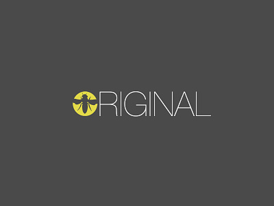 Bee Original bee branding company identity logo marketing monotone presentation symbol
