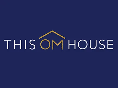 Thisomhouse feng shui house logo navy