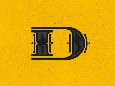 D - letter d letter oldstyle one letter