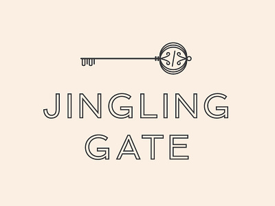 Jingling Gate Logo design identity logo