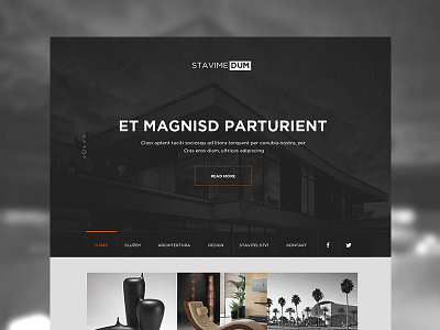 Stavime Dum clean home webdesign