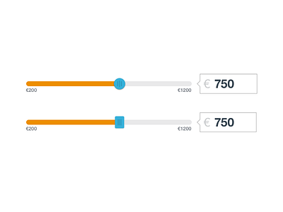 Slider comparison slider toggle