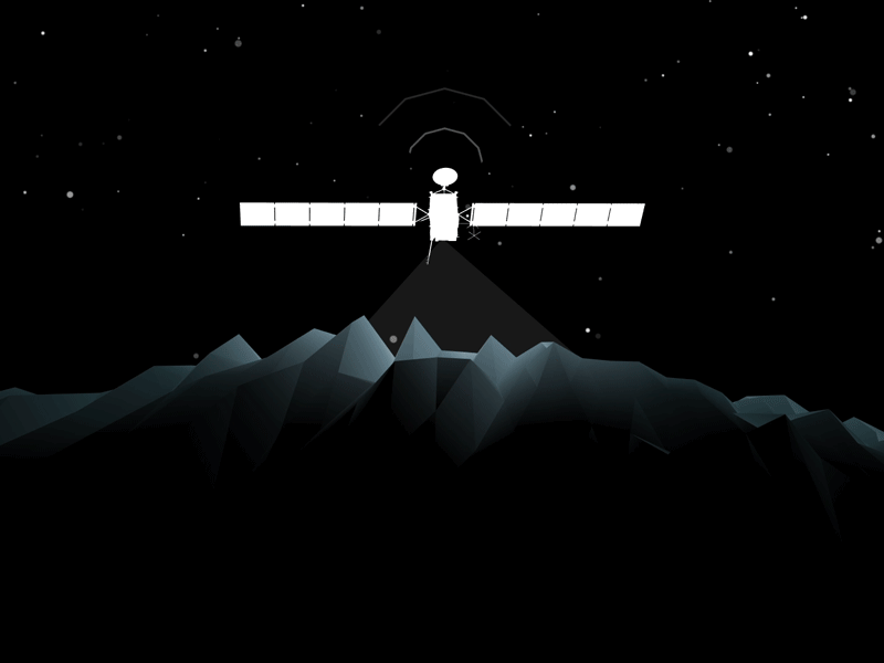Rosetta and the comet 3d animated gif comet esa flat mir nasa satellite sci fi space