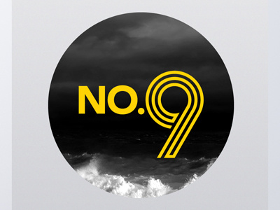 No.9 Creative logo design typography