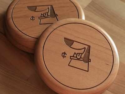 CouponFollow Coasters branding coasters mascot print wood