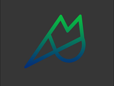 MP logo gradient illustrator logo mp photoshop