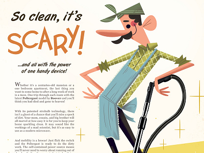 So Clean, It's Scary! advertising andrew kolb illustration kolbisneat luigi nintendo