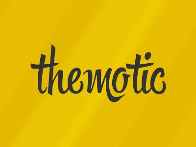Themotic Logo hipster logo theme themotic wordpress