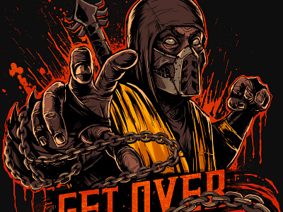 Scorpion: Get Over Here! get here kombat mortal over scorpion