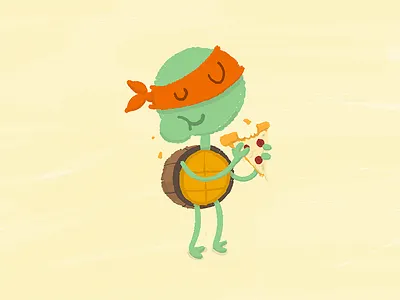 Li'l Mikey illustration mikey tmnt