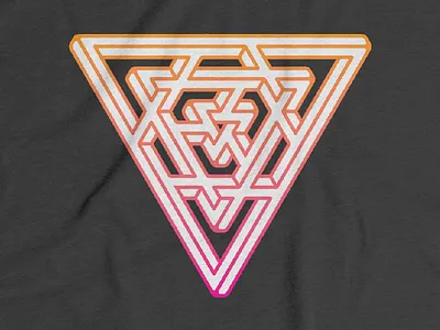 Improbable Triangles illusion impossible penrose shirt triangle