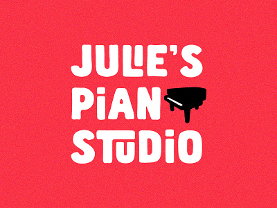 Julie's Piano Studio – Logo Concept branding creative direction design development graphic icon illustration logo music piano