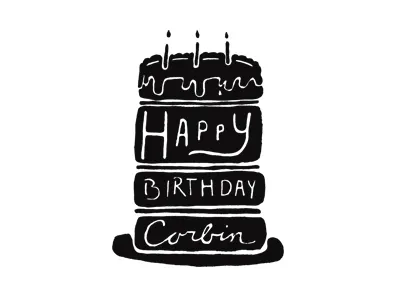 Custom Birthday Card birthday card handlettering illustration lettering