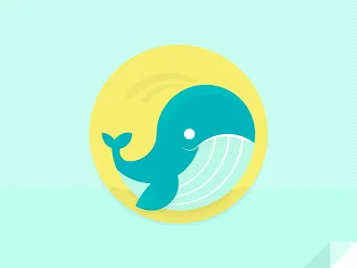 Yunus, The Whale animal icon illustration logo mammal ocean sea smile water whale