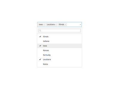 Dropdown checklist w/ autocomplete autocomplete check checkbox checklist choices dropdown filter input list multiple search select