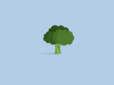 Broccoli blue broccoli food green illustration shadow vegetable