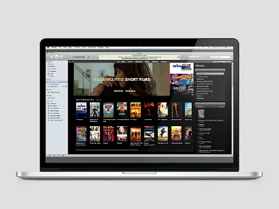 Short Films akzidenz grotesk app design dvd itunes layout monotone typography website