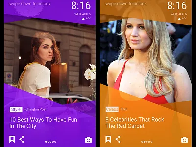 Android Lock Screen android article lockscreen time ui