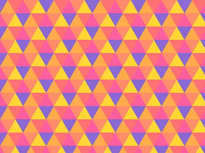 Colorful Triangles abstract geometric orange pattern pink triangle violet yellow