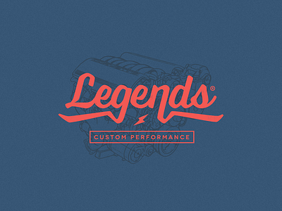 Legends Custom Performance branding logo mechanic wip