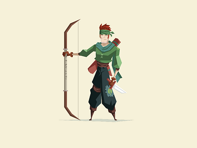 The Rogue color concept art fantasy game dev illustration rogue sketch vector