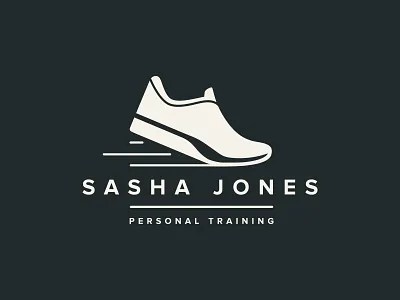 Fitness logo fitness logo sneaker sport trainer training