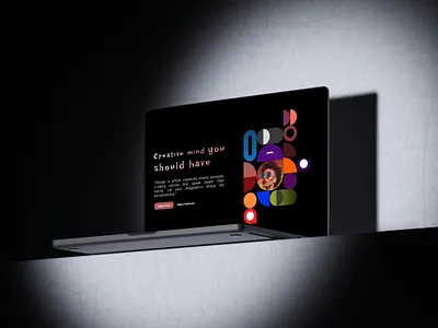 Replicate hero page of Nikhil Pawar color pallets creative creativity hero page home page