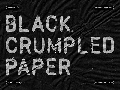 Black Crumpled Paper Textures aged background black crumpled crumpled paper damaged dark download folded grunge old overlay paper paper overlay paper texture pixelbuddha retro speckled texture vintage