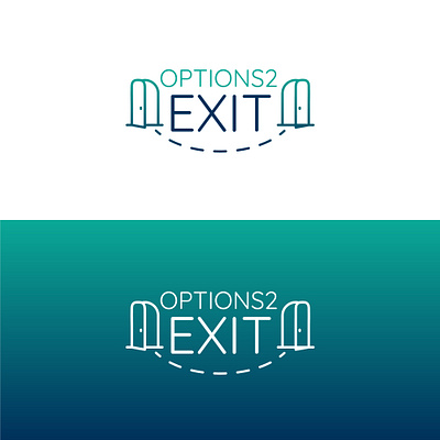 Options 2 Exit branding design graphic design illustration logo typography vector webdesign