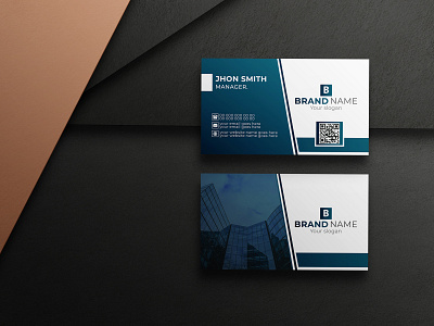 Modern Business Card Design Template branding business business card business card design business card template card card design company design identity card layout marketing modern modern business card personal branding print print design professional template vector