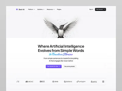 Bard-AI - Website ai aibranding aidesign aiux artificialintelligence creativedesign deepseek ui