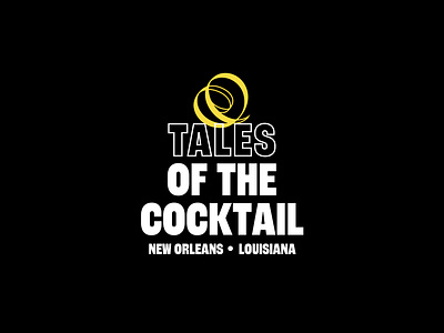 Tales of the Cocktail - '24 2 color branding new orleans tales of the cocktail type lockup