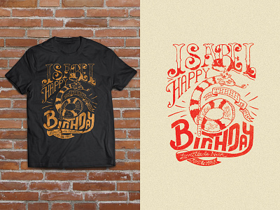 Sssssssixth Birthday! bday hand type lettering mayan mockup printed quetzalcoatl shirt snake