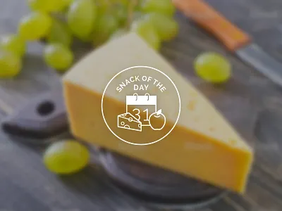 Snack of the Day apple calendar cheese circle day food healthy snack