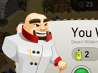 Victory screen game man menu victory won