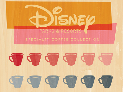 California Grill Coffee art direction california grill coffee disney illustration label packaging