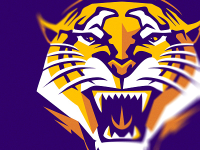 Tiger Illustration illustration lsu shirt tiger tshirt