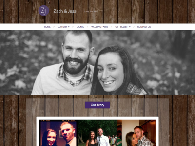 WordPress Wedding Website css3 html5 php web design wordpress