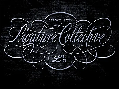 Ligature Collective submission flourish lettering ligature ligature collective swash