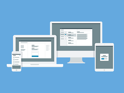 Motion UI Illustrations computers design devices graphic design illustration phone tablet