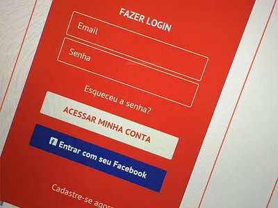 iOS App (WIP) app design ios login mobile red