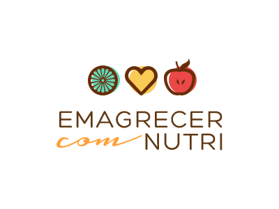 Emagrecer com Nutri (Logo Proposal 2) brand food health logo nutritionist