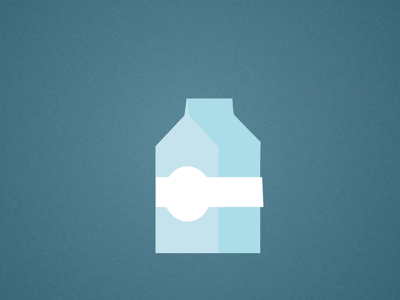 Milk animation design illustrator