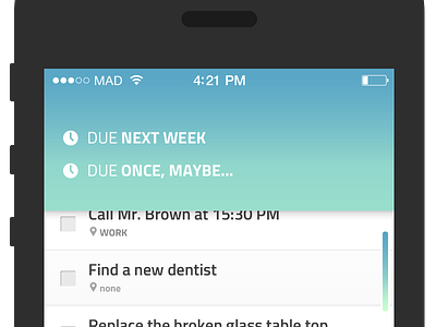 Coche custom scroll app iphone scroll ui ux