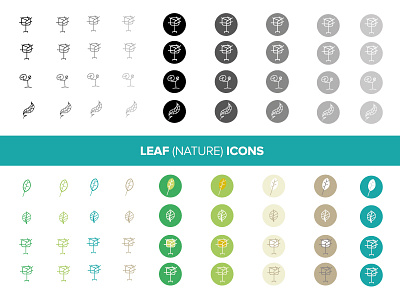 Leaf (Nature) Icons forest green health icon icon design iconography leaf leafs nature nature icons plant tree