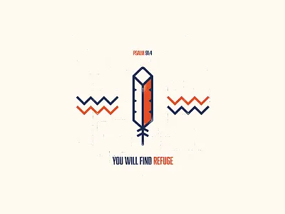 Refuge bible church feather josh warren native refuge screen texture verse wings