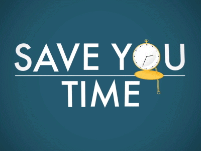 Save Time animation aweber gif motion graphics