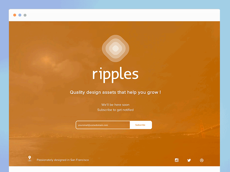 Ripples Landing animation assets flat form landing ripple ripples store wave