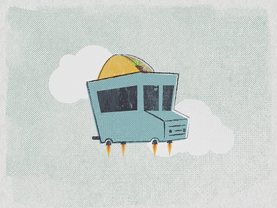 Flying taco truck flying future taco truck